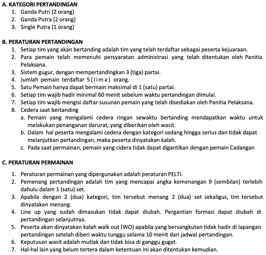Tenis Lapangan